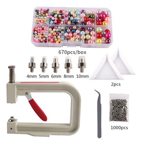 Ferramenta De Fixação Manual De Pérolas, Multicolorido