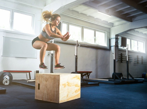 Imagen 4 de 5 de Kit Cajon De Salto 30*40*50 Reforzado Entrenamiento Pack X2