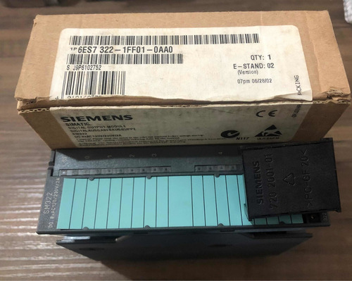 6es7322-1ff01-0aa0 Módulo De Saída Siemens - Novo
