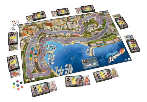 Juego De Mesa De Fórmula D: ¡emociones De Carreras De Alto R
