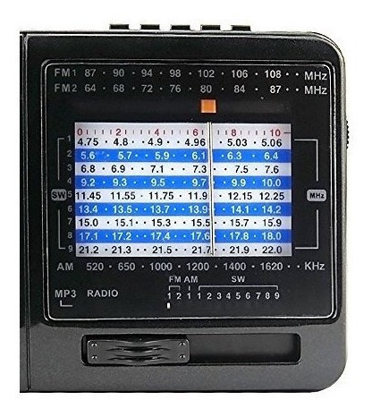 Imagen 2 de 7 de Xhdata D328 Radio Portatil Fm Am Sw Band Reproductor De Mp3