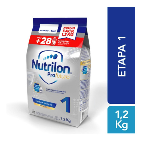 Imagen 2 de 6 de Leche Nutrilon Profutura 1 En Polvo 2 Pouch De 1.2 Kg C/u