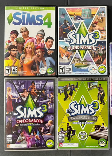 Coleção The Sims Para Pc (Usado)