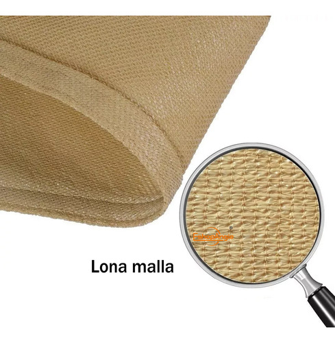 Carpa Vela Sombra Rectangular 3x4 M