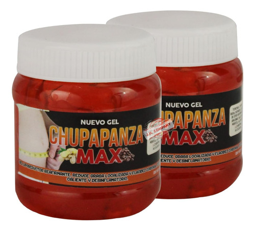 Set3 Pcs Gel Reductor Para Masajes Chupa Panza Max Abdomen Mentol -eucalipto