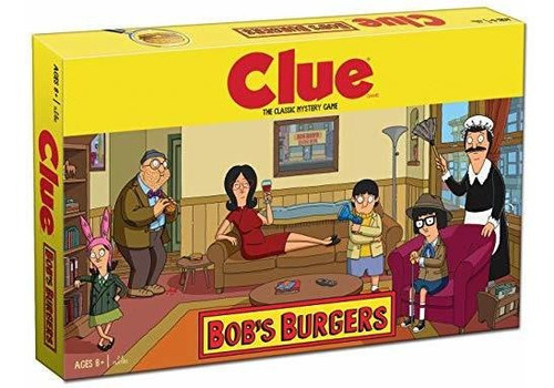 Usaopoly Clue Bobs Burgers Board Juego  Themed Bob K7hpx