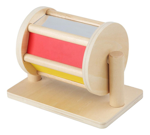 Tambor Giratorio, Juguete Para Bebé, Juguete De Madera Para