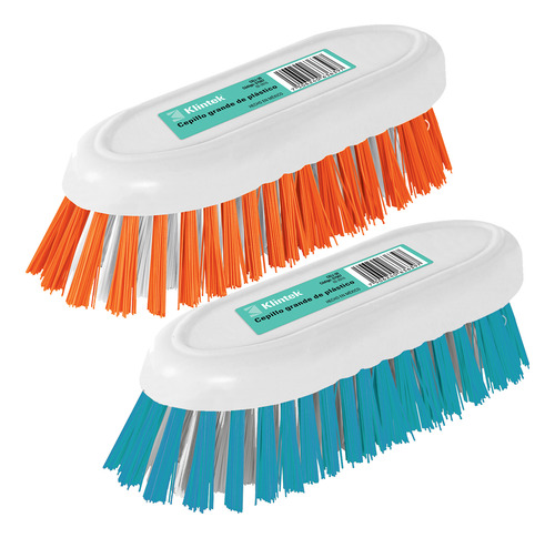2 Cepillos De Plastico Multiusos Cerdas Manual P Lavar