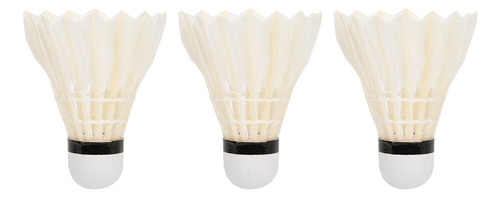 Volantes Pequeños De Bádminton Con Plumas De Pato, 3 Unidade