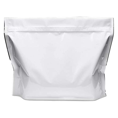 100 Pack White Child Resistant Exit Bags 12'x9'x4' Zipl...