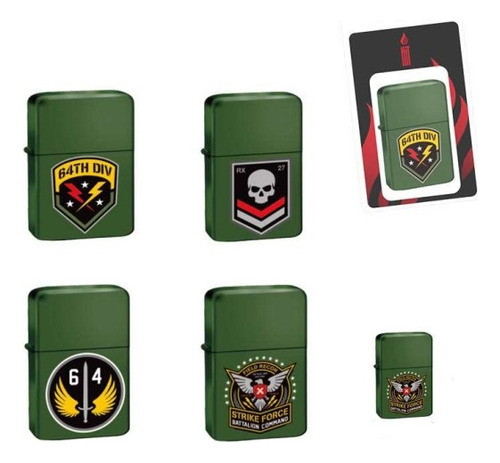 Isqueiro Retrô Militar Estilo Zippo +