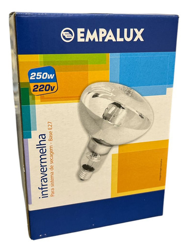 Kit 5 Lampada Infravermelho Secagem 250w 127/110v E27