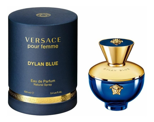 Imagen 1 de 2 de Perfume Dylan Blue De Versace 100ml Eau De Parfum Para Mujer