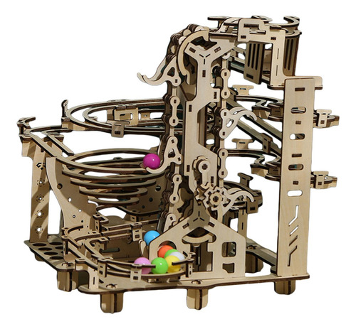 3d Quebra-cabeça De Madeira Modelo De Corrida De Mármore
