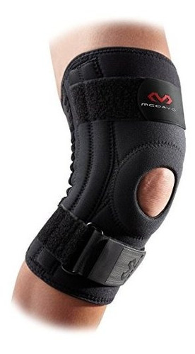 Soporte De Rodilla Mcdavid 421 Nivel 2 Con Estancias, Negro,