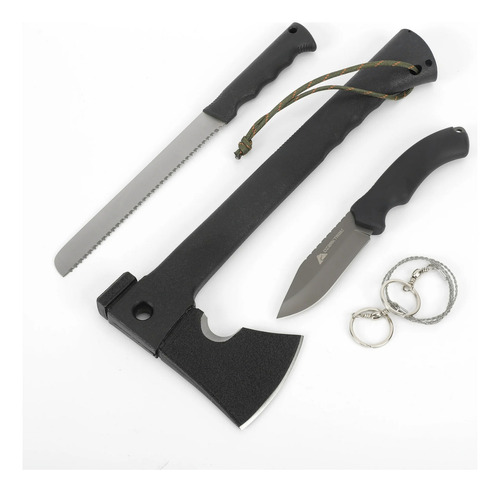 Kit Supervivencia Campismo Cuchillo Tactico Camping Brujula