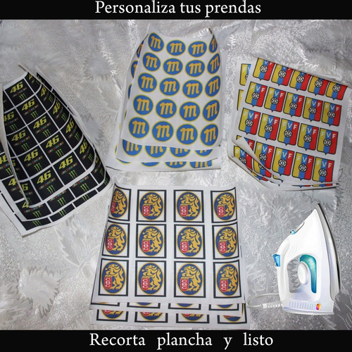 Parches Textiles Termoadhesivos Sublimados, Personalizados