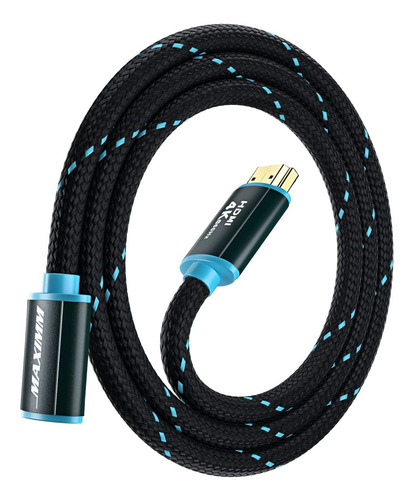 Maximm 4k Hdmi Cable De Extensión Macho A Hembra - 3 Pies -