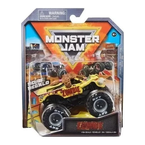 Monster Jam Camiones De Metal Auto Monstruo Escala 1:64