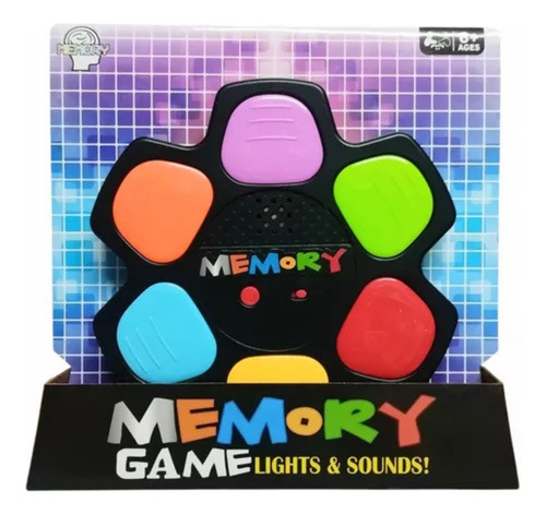 Juego De Memoria Electrónico Con Luz Y Sonido Portátil