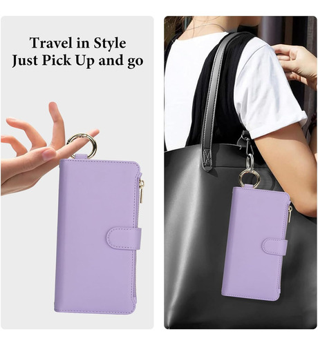 B Funda Tipo Cartera Con Tapa For Samsung Galaxy S24 Ultra