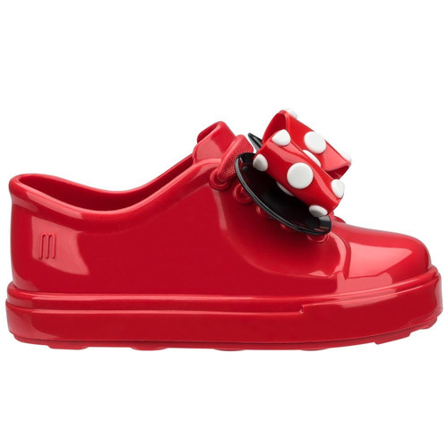 Sandália Mini Melissa Be + Minnie Infantil Vermelha 17 À 21