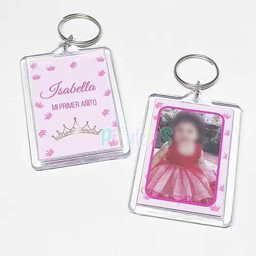 Llaveros Personalizados Con Foto, Souvenirs, Cumpleaños X30u