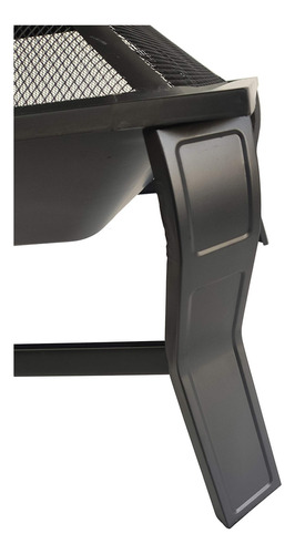 Mainstays Fogata De Leña Jardin Exterior Moderna Cuadrada 76cm , Greyson 30 Incluye Cubierta