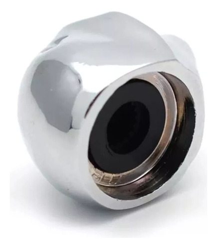 Botoes Guitarra Knob Metal Caveira 4 Pecas Cromado