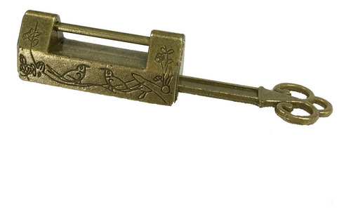 Imagen 6 de 12 de 2x Candado De Aleación De Zinc De Bronce Retro Con