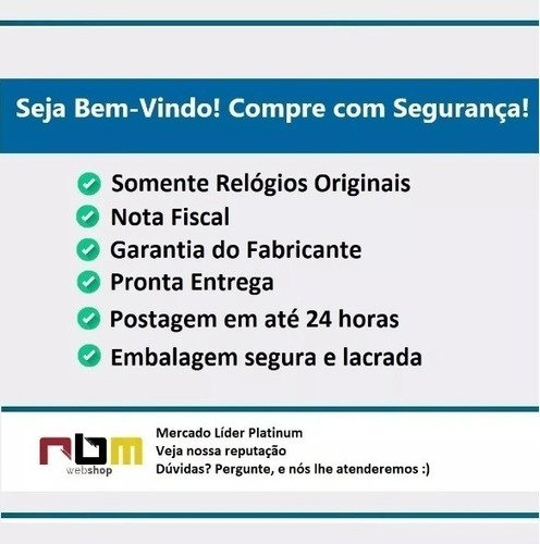 Relógio Champion Feminino Prata Analógico Ch24606q Original