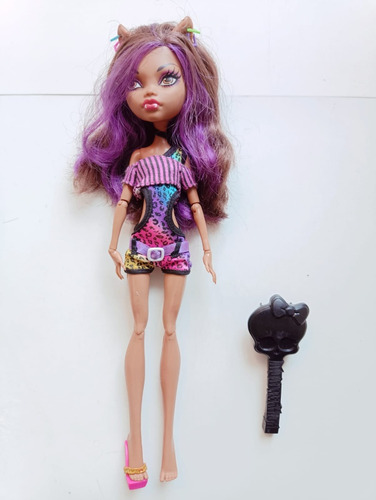 Monster High Clawdeen Glom Beach (Usado)