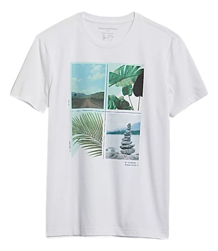 Playera Banana Republic Ecológica Blanc 100%original Y Nuevo