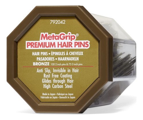 Metagrip Metagrip Premium - Horquillas Para El Cabello Bronc