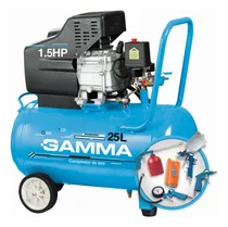 Comprar Compresor De Aire Eléctrico Gamma En Kit 1.5hp 25lts 220v