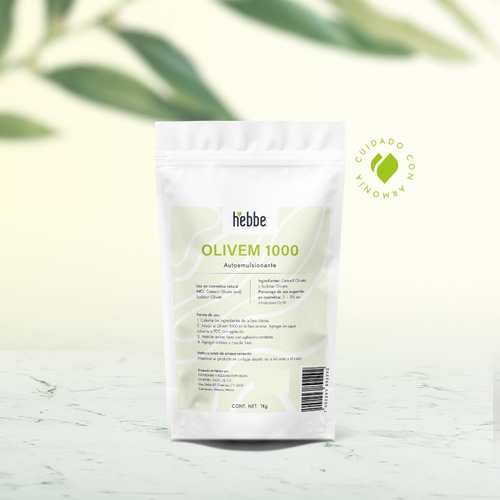 Imagen 10 de 10 de Olivem 1000, 1kg Autoemulsificante Cosmético Cosmos
