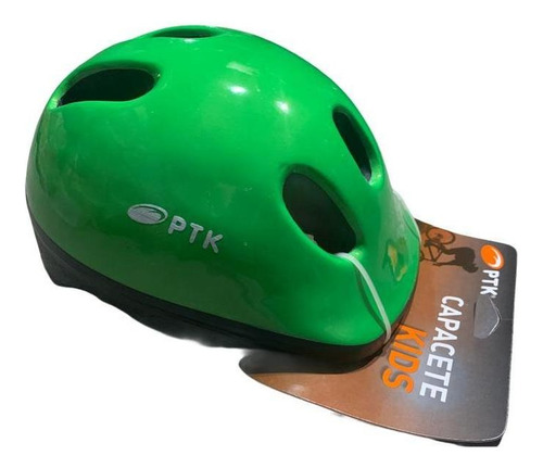 Capacete Bicicleta Ptk Kids Infantil Cor Verde Tamanho P