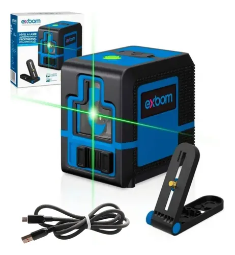 Nível A Laser Profissional 3d Autonivelante 2 Linhas Bateria