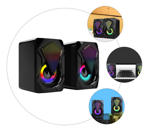 1 Par De Altavoces Usb Para Computadora, Altavoz De Computad