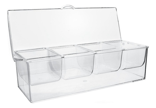 Ensalada De Frutas Desmontable M Plastic Con Cuatro Comparti
