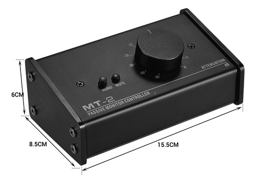 Controlador De Monitor Pasivo Con Entradas Xlr De 3,5 Mm