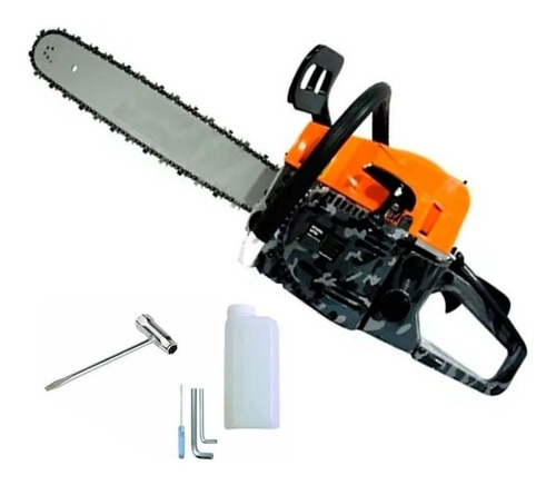 Motosierra Explosión Garden Plus 52cc Lusqtoff + Accesorios