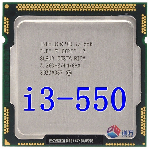 Processador Intel Core I3 550 4m Cache 3.20ghz 1156+ Cooler