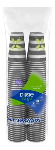 Pack De 160 Vasos Térmicos Desechables De Papel Dixie S Cst