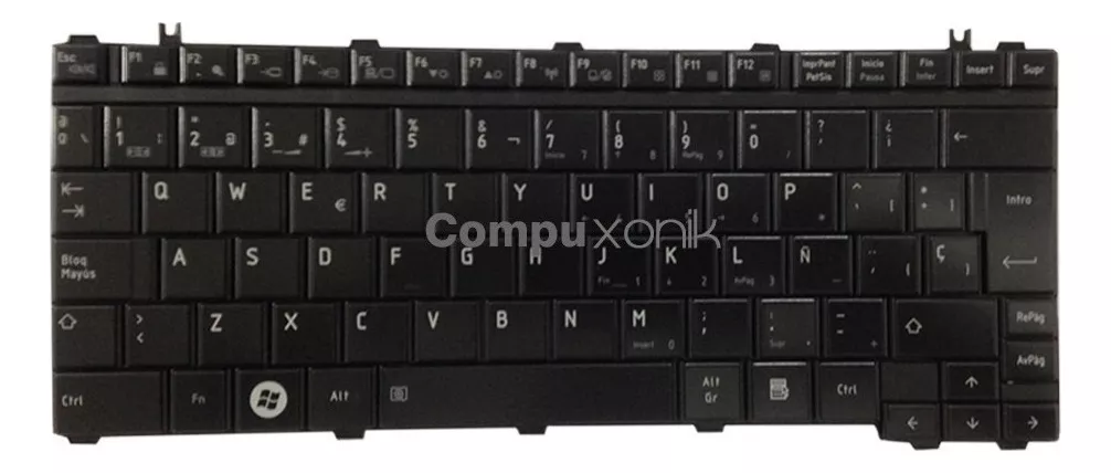 Primera imagen para búsqueda de teclado toshiba mp 11b56la 9301b