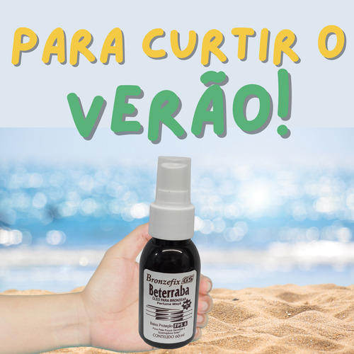 Óleo Bronzeador Beterraba 60 Ml Fps 6 - Seiva De Mutamba
