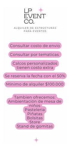 Alquiler De Estructuras Para Eventos