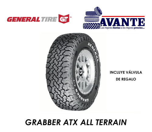 Llanta 235/80r17 General Grabber Atx At 120/117r 10c