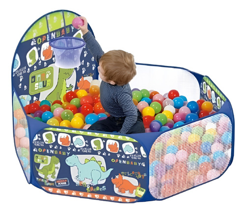 Alberca De Pelotas Con Canasta Para Niños De Juguete