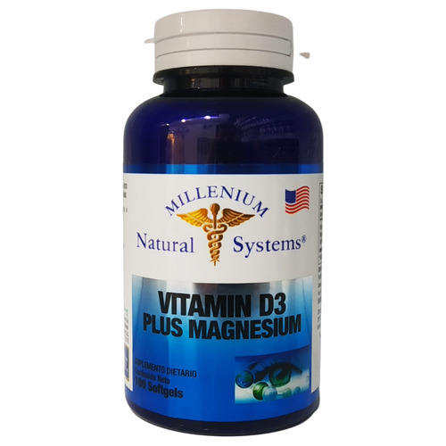 X3 Vitamina D3 Plus Magnesium 100 - Unidad a $95000